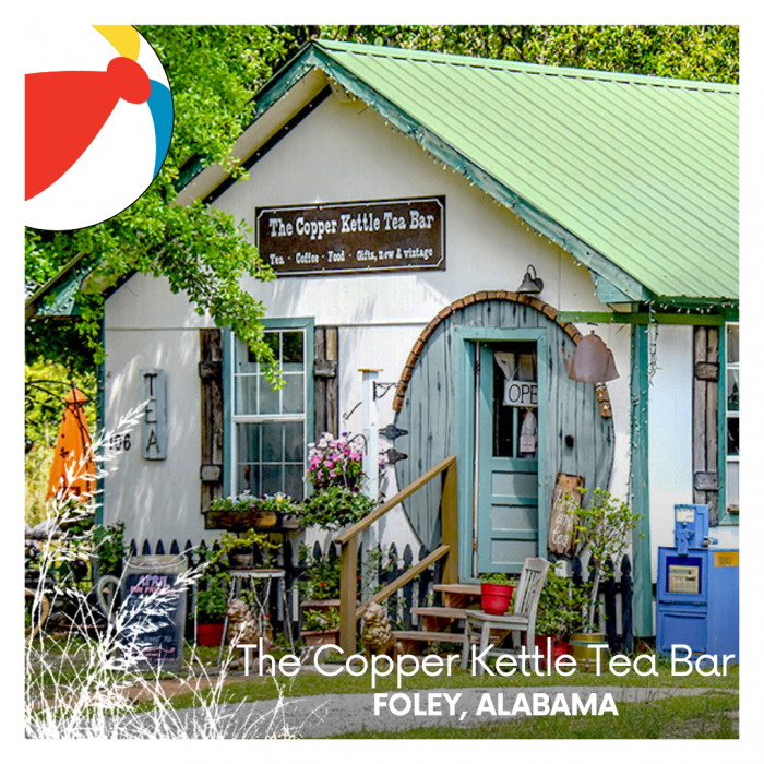 The Copper Kettle Tea Bar in Foley, Alabama